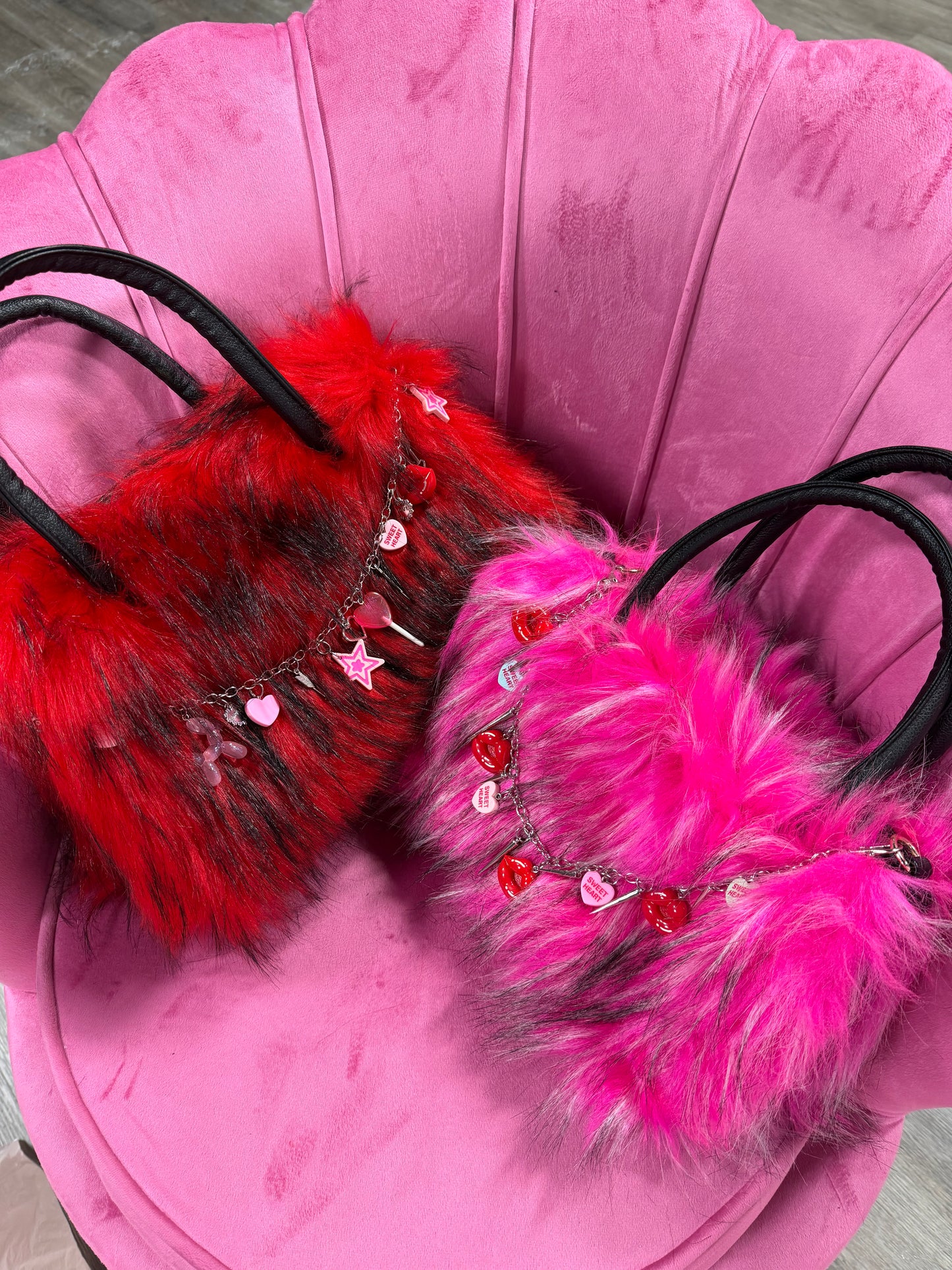 Valentines Fur Bag