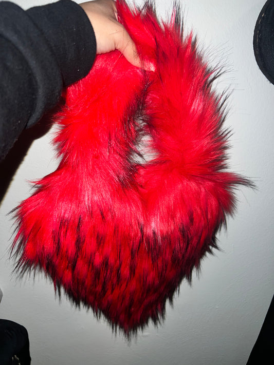Fur Heart Bags