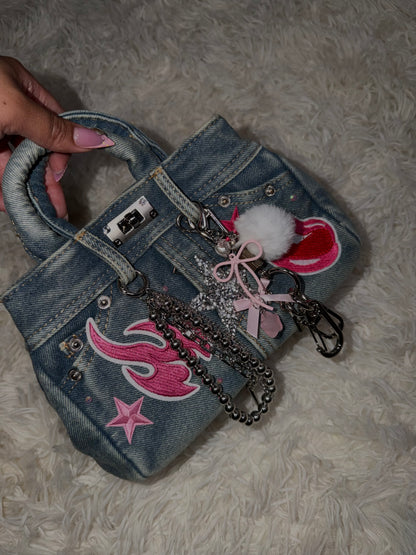 Light Washed Denim Junk Bag - Ready to Ship