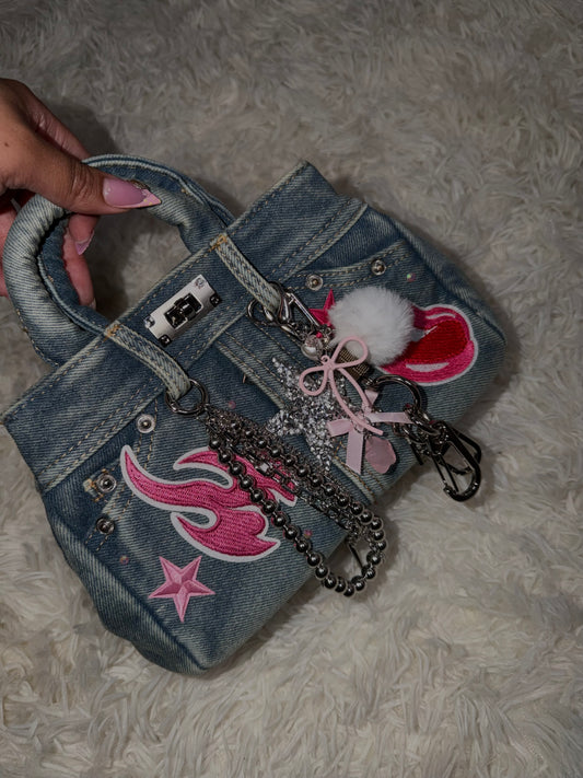 Light Washed Denim Junk Bag - Ready to Ship