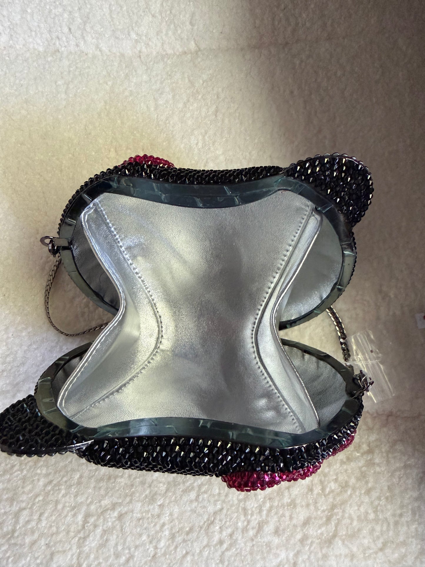 Kitty Rhinestone Clutch