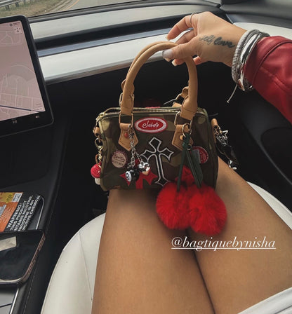 Mini Junk Charm Bag - Camo