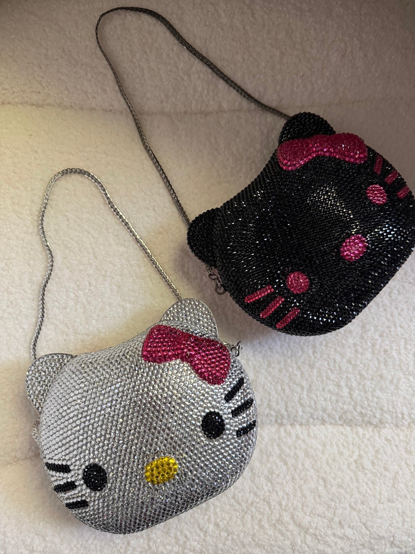 Kitty Rhinestone Clutch